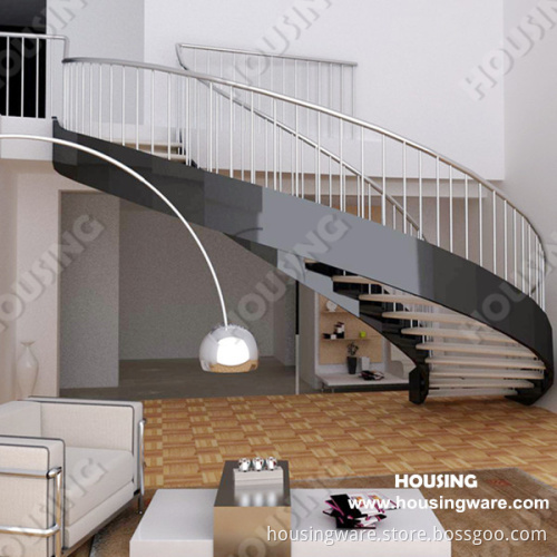Fully Customized Indoor Curved Staircase